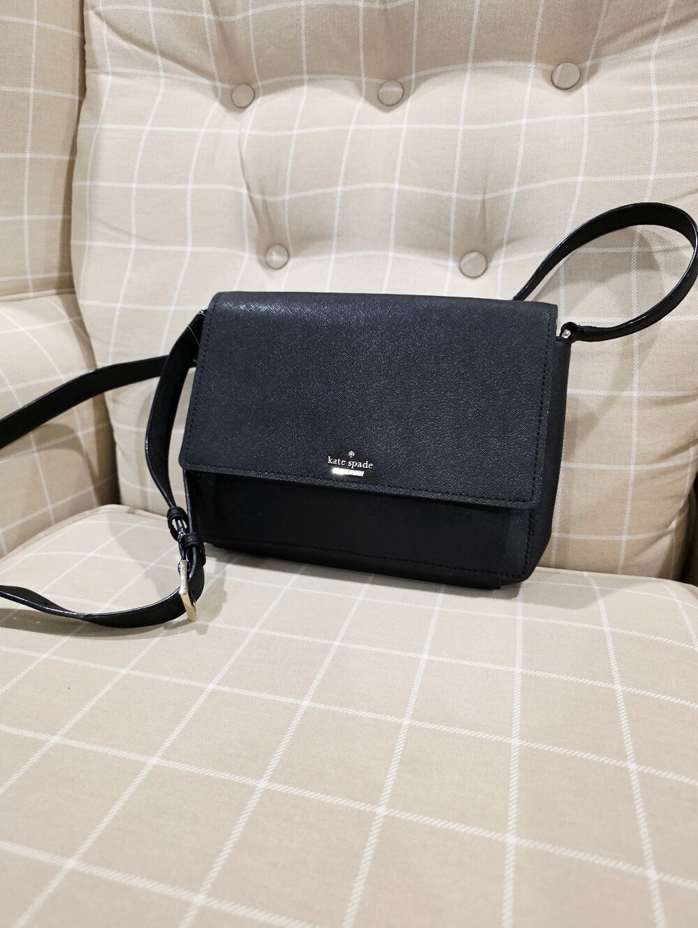 Kate Spade - NWOT Black Saffiano Leather Crossbody Bag " Cover Street Dody"